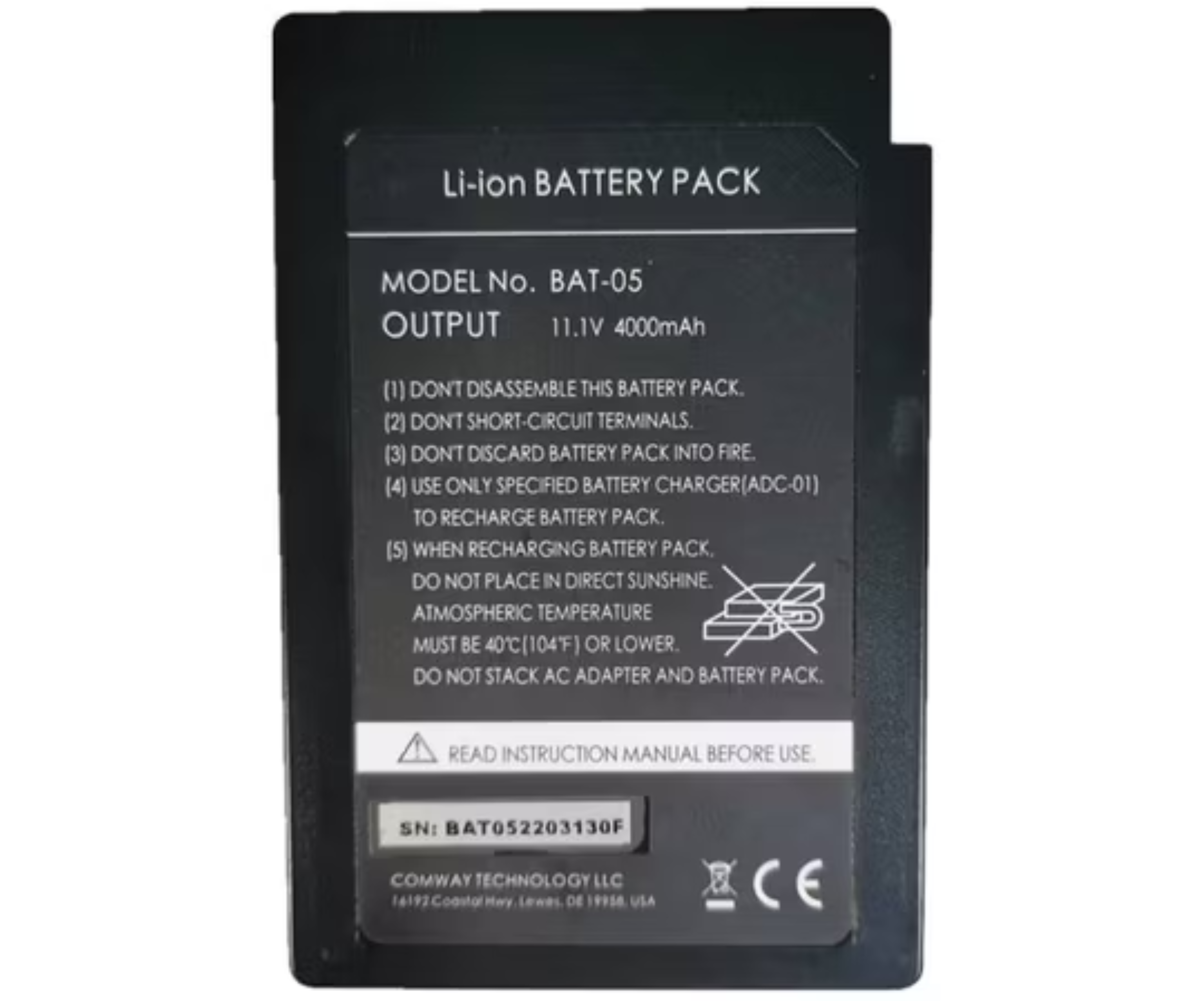 Battery of Comway A33 6